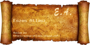 Eszes Atlasz névjegykártya